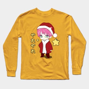 Santa Kusuo - Saiki Kusuo Christmas Chibi Long Sleeve T-Shirt